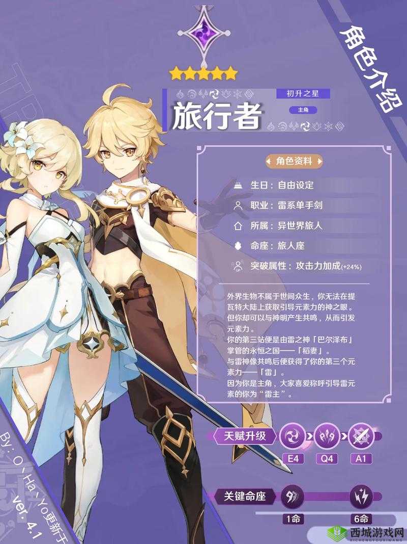 原神雷主怎么玩?雷旅行者玩法技巧大揭秘